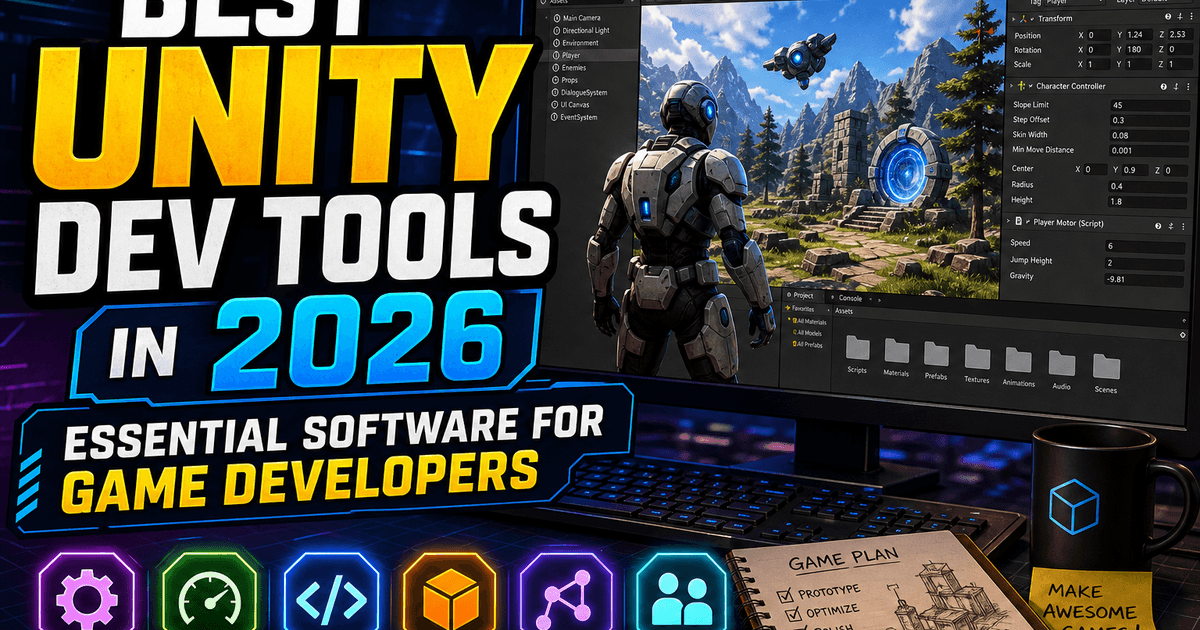 Best Unity Dev Tools in 2026: Essential Software for Game Developers
