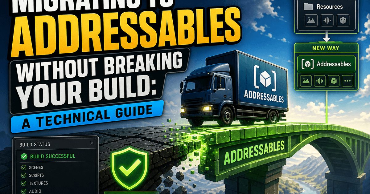 Migrating to Addressables Without Breaking Your Build: A Technical Guide