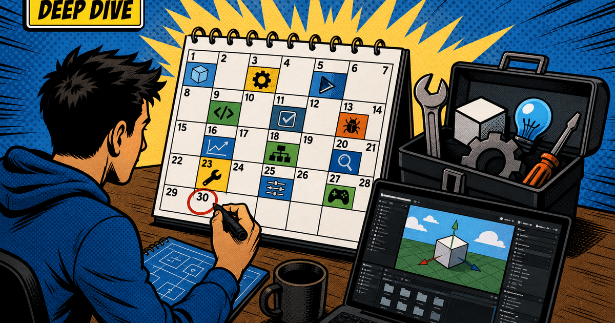Unity dev tools: first 30 days starter plan