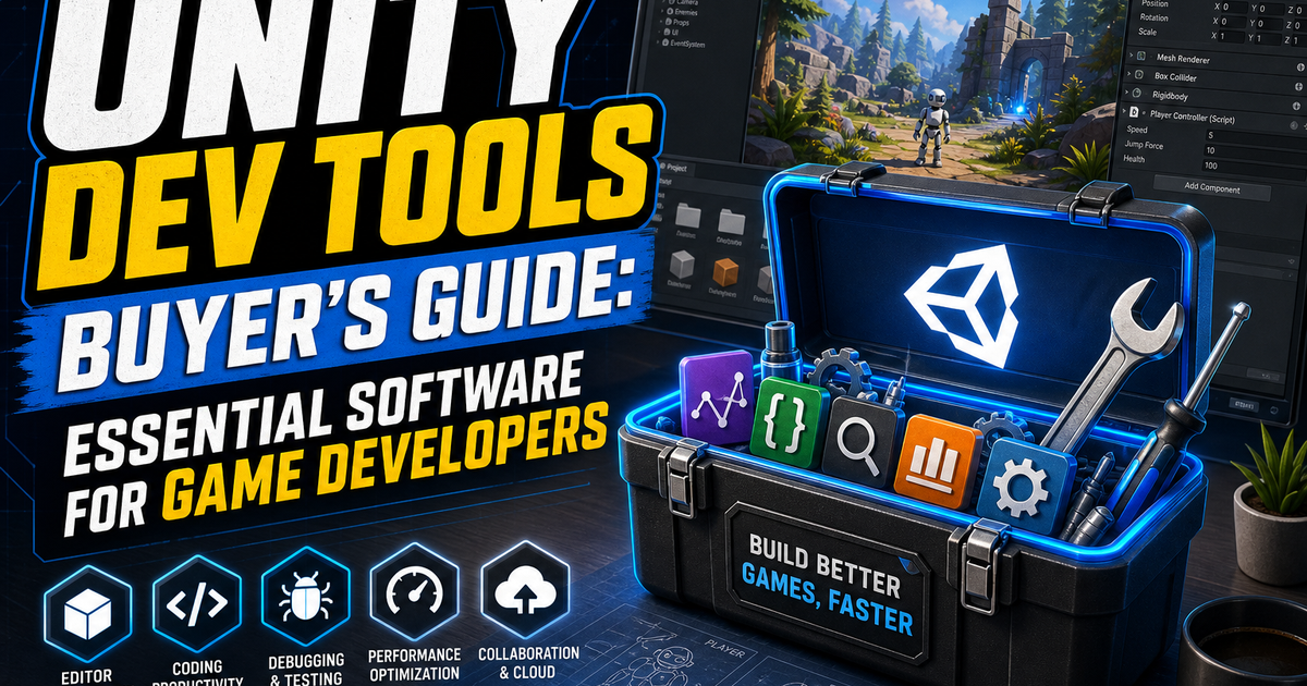 Unity Dev Tools Buyer's Guide: Essential Software for Game Developers
