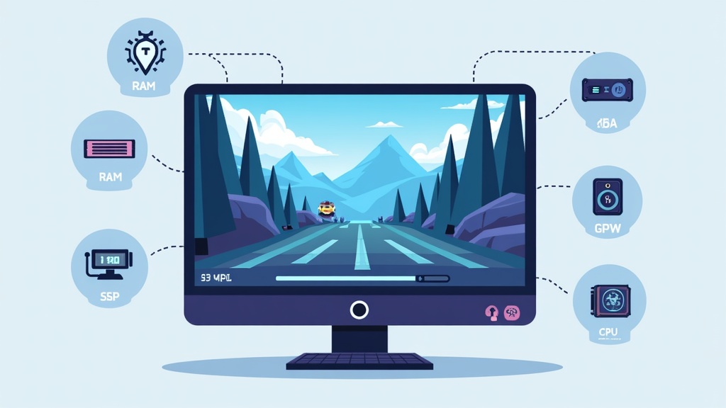 A screenshot showing game graphics optimization settings on a low-end PC