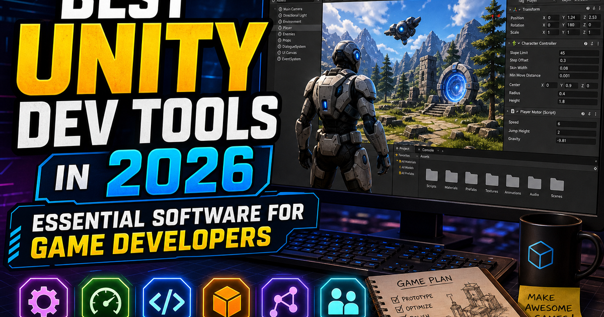 Best Unity Dev Tools in 2026: Essential Software for Game Developers