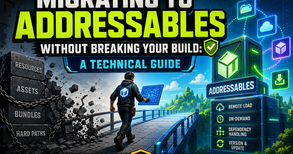 Migrating to Addressables Without Breaking Your Build: A Technical Guide